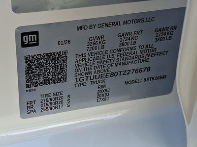 2026 GMC Sierra 1500 AT4