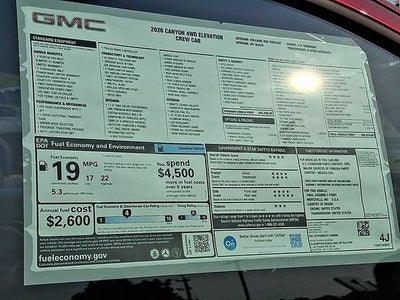 2026 GMC Canyon Elevation
