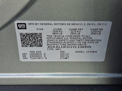2027 GMC Terrain Elevation