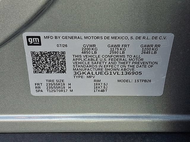 2027 GMC Terrain Elevation