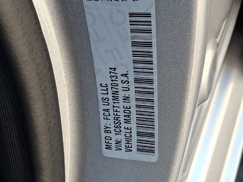 2021 RAM 1500 Big Horn Crew Cab 4x4 5'7" Box