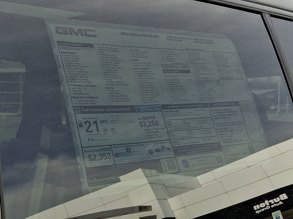 2026 GMC Acadia Elevation