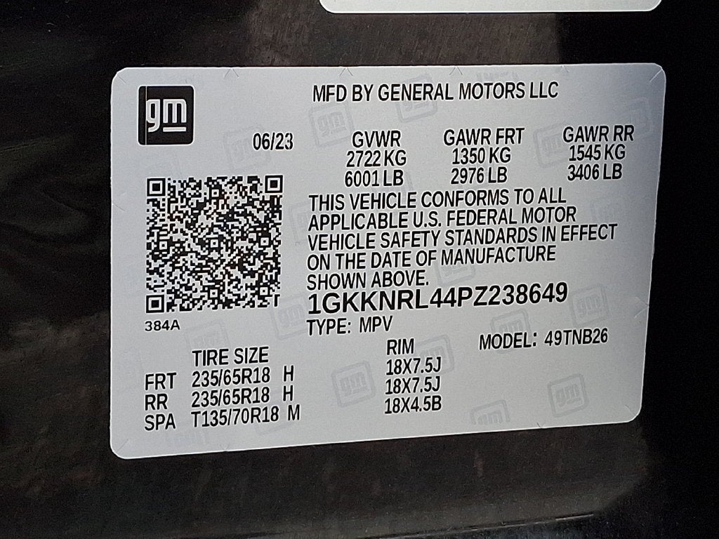 2023 GMC Acadia SLE