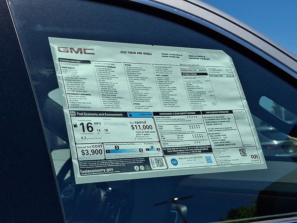 2026 GMC Yukon Denali