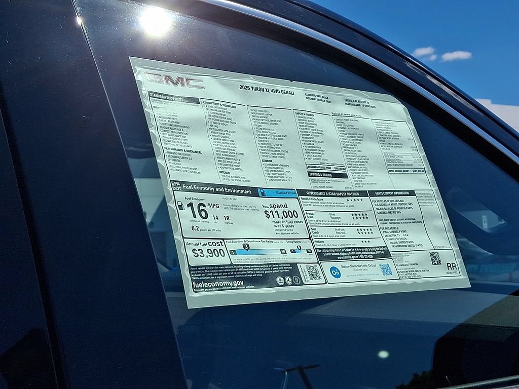 2026 GMC Yukon XL Denali