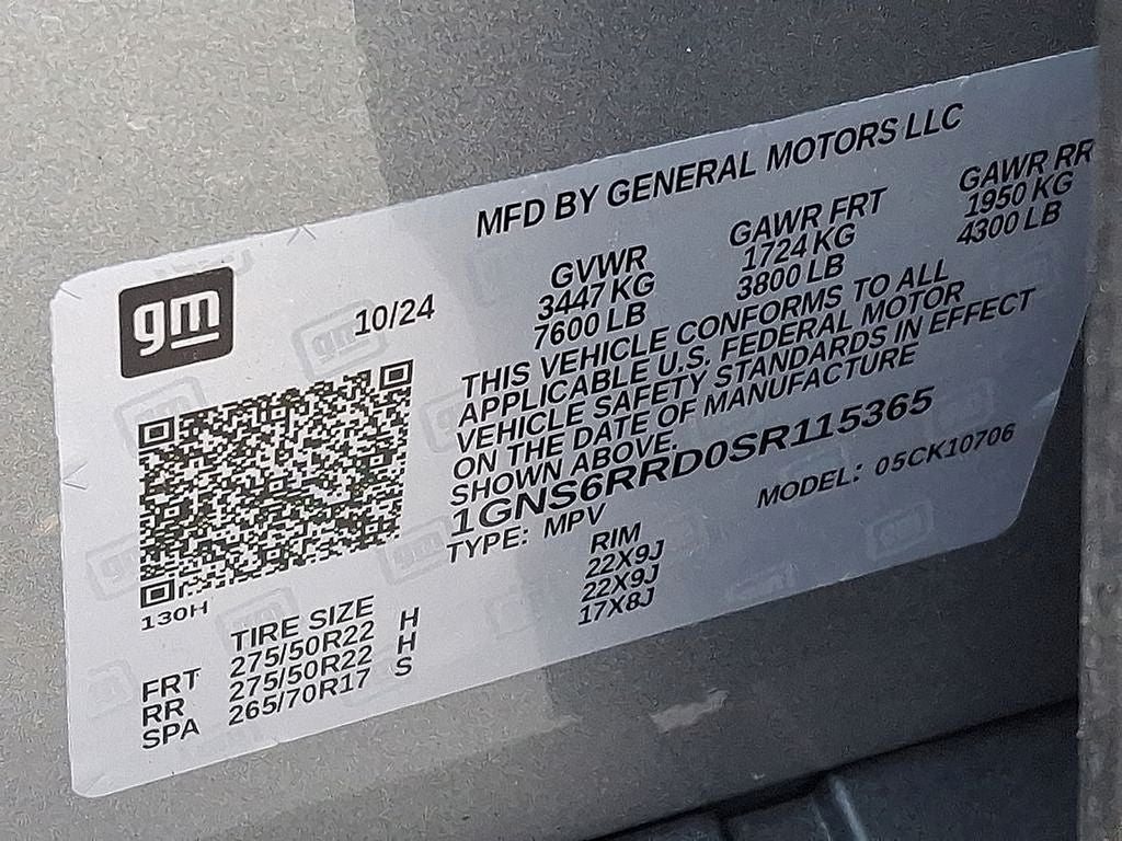 2025 Chevrolet Tahoe RST