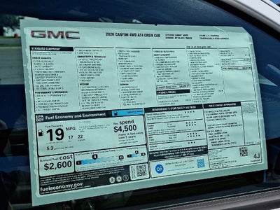 2026 GMC Canyon AT4