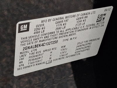 2012 Chevrolet Equinox LS
