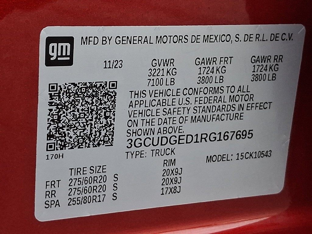 2024 Chevrolet Silverado 1500 LTZ