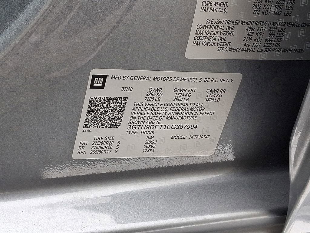 2020 GMC Sierra 1500 SLT