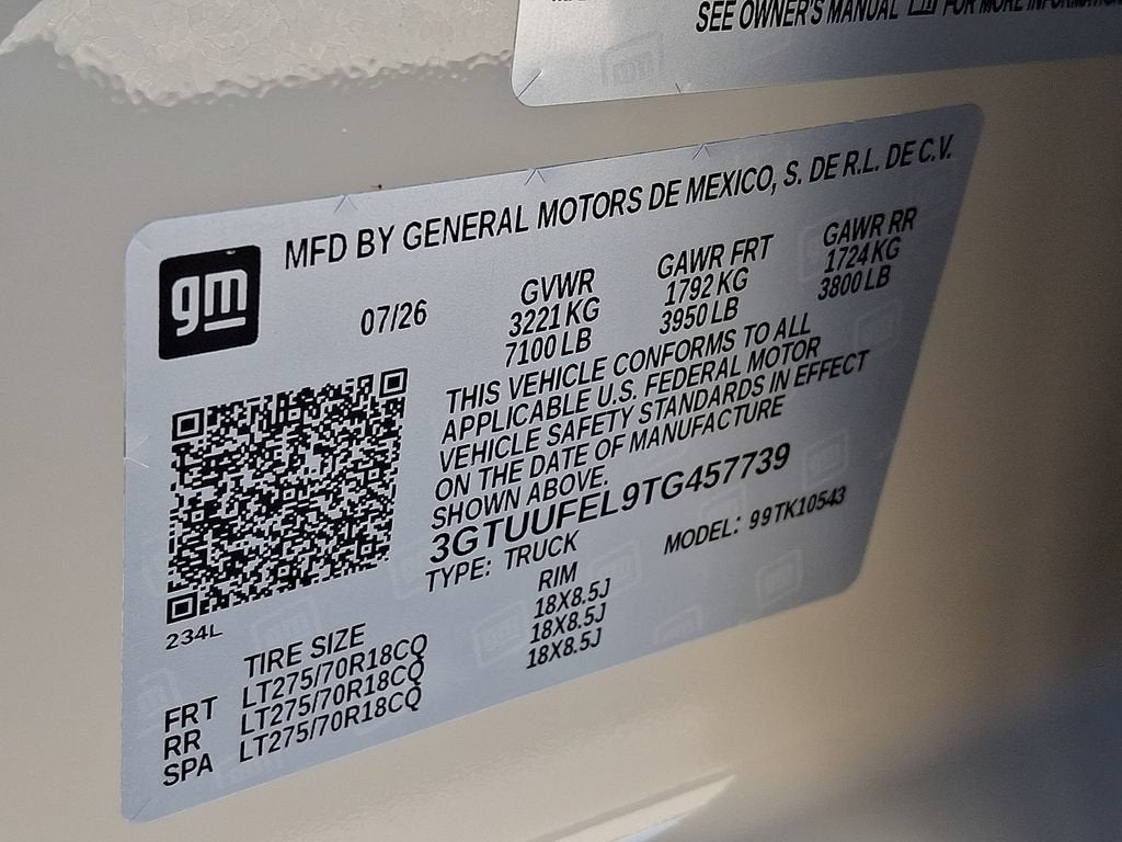 2026 GMC Sierra 1500 AT4X