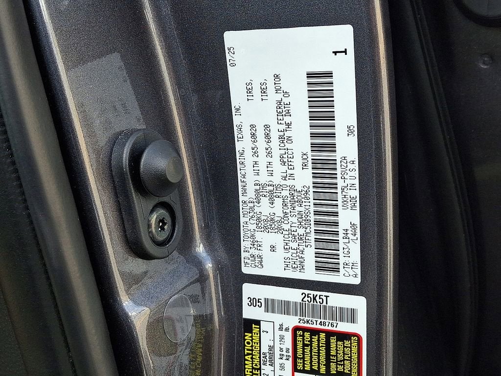 2025 Toyota Tundra Hybrid 1794 Edition CrewMax 5.5' Bed