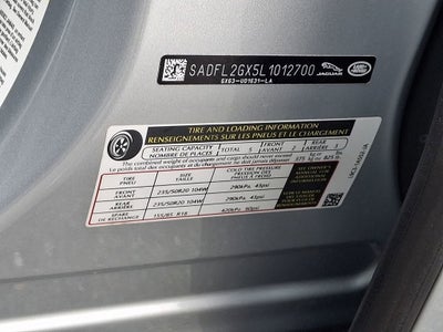 2020 Jaguar E-PACE R-Dynamic SE P300 AWD Automatic