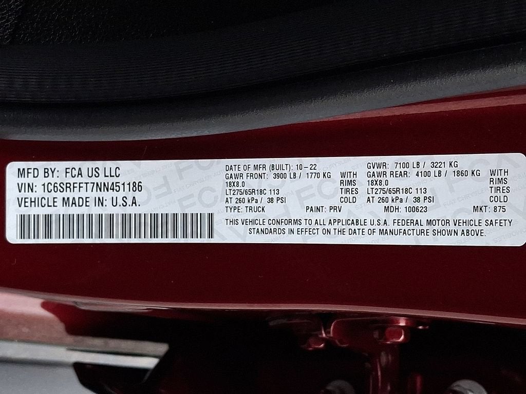 2022 RAM 1500 Big Horn