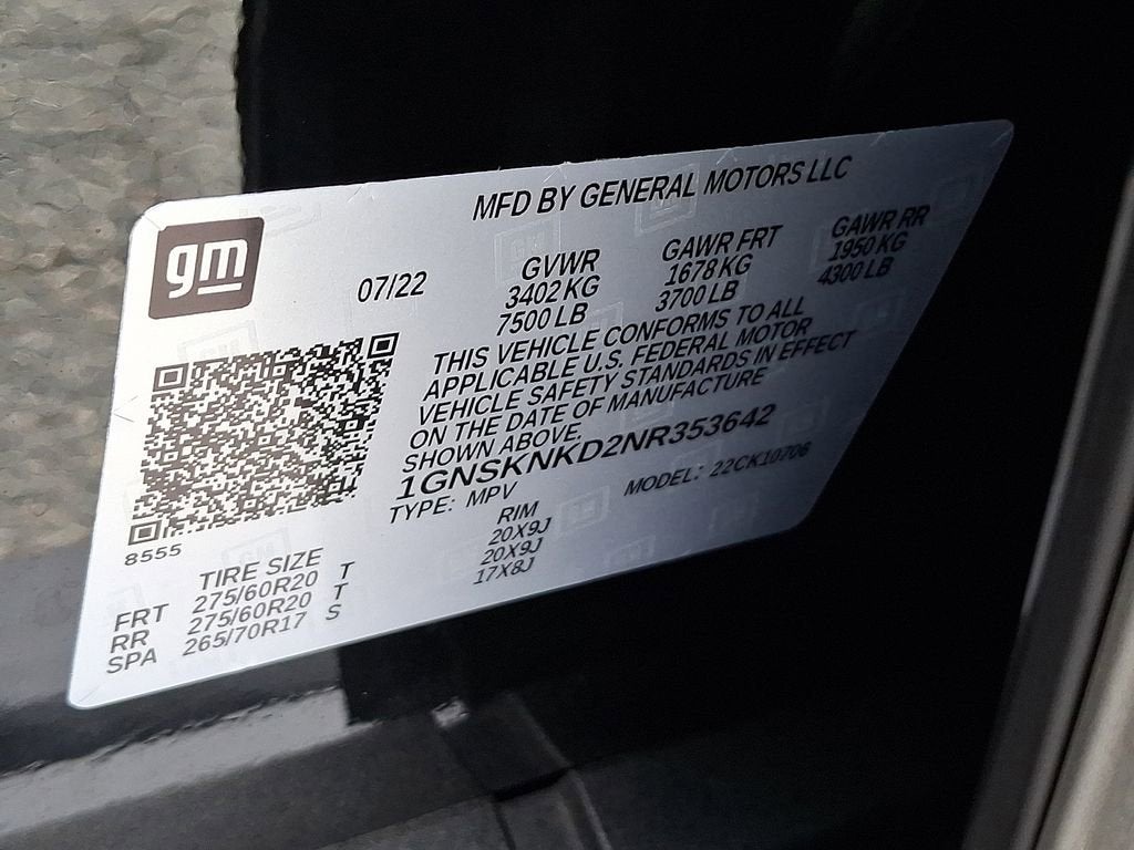 2022 Chevrolet Tahoe LT