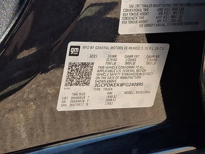 2023 Chevrolet Silverado 1500 LT (2FL)