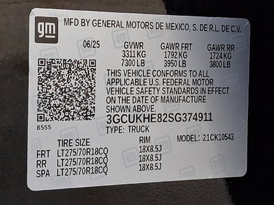 2025 Chevrolet Silverado 1500 ZR2