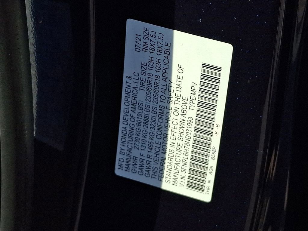 2022 Honda Odyssey EX-L