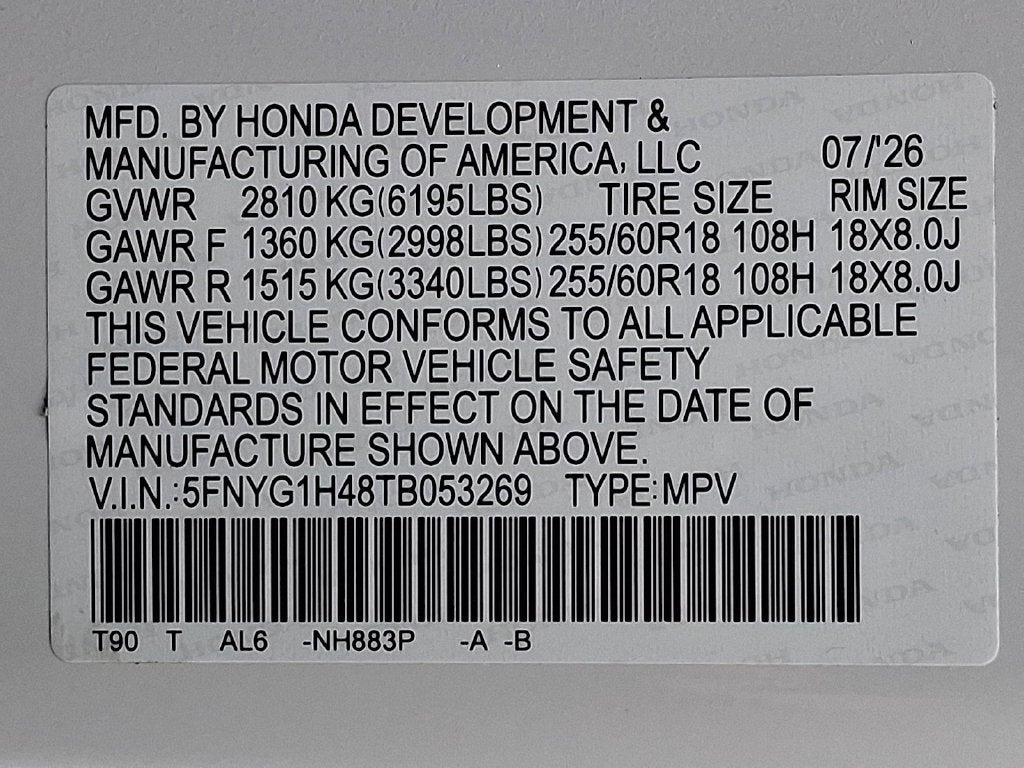 2026 Honda Pilot EX-L