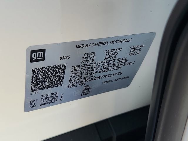2026 GMC Yukon XL Elevation