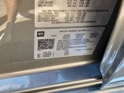 2026 GMC Sierra 1500 SLT