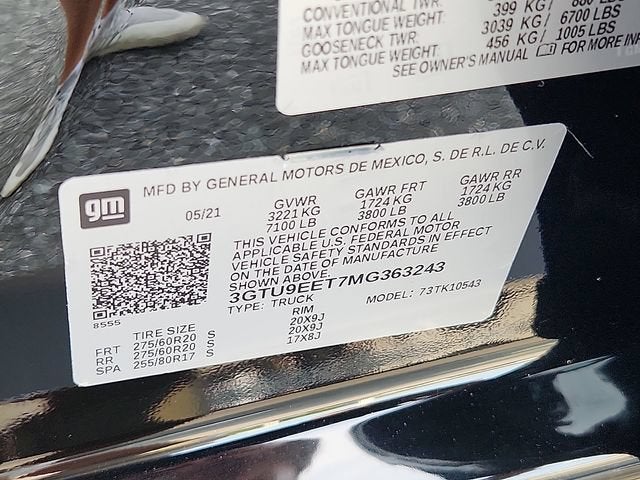 2021 GMC Sierra 1500 AT4