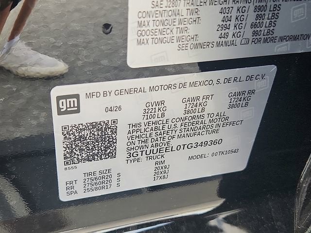 2026 GMC Sierra 1500 AT4