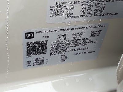 2026 GMC Sierra 1500 AT4