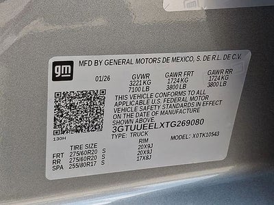 2026 GMC Sierra 1500 AT4