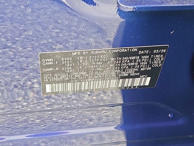 2026 Subaru Ascent Premium